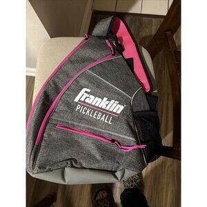Franklin Sports Sling Pickleball Bag Color Pink Gray
